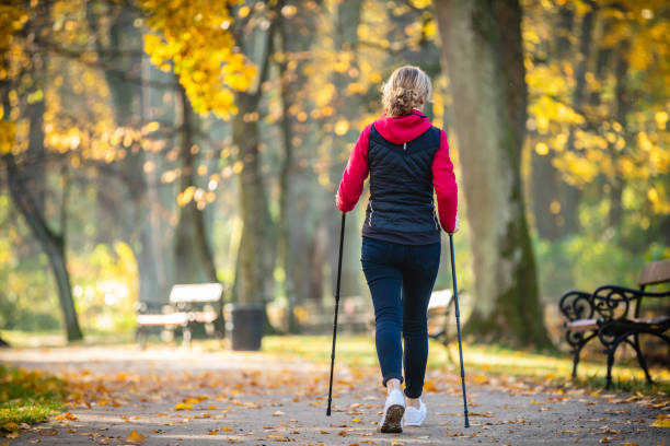 Walking is beneficial to your physical and mental health.